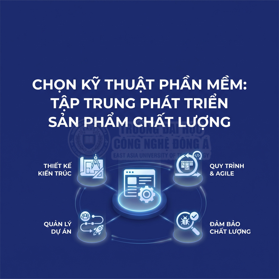 Kỹ thuật phát triển phần mềm tập trung tạo sản phẩm chất lượng với kiến trúc, Agile, quản lý dự án và đảm bảo chất lượng