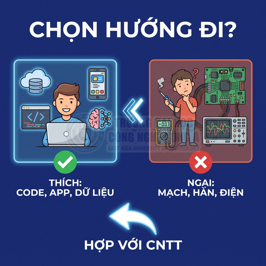 So sánh nghề lập trình máy tính với công việc mạch điện, gợi ý người thích code nên chọn ngành CNTT