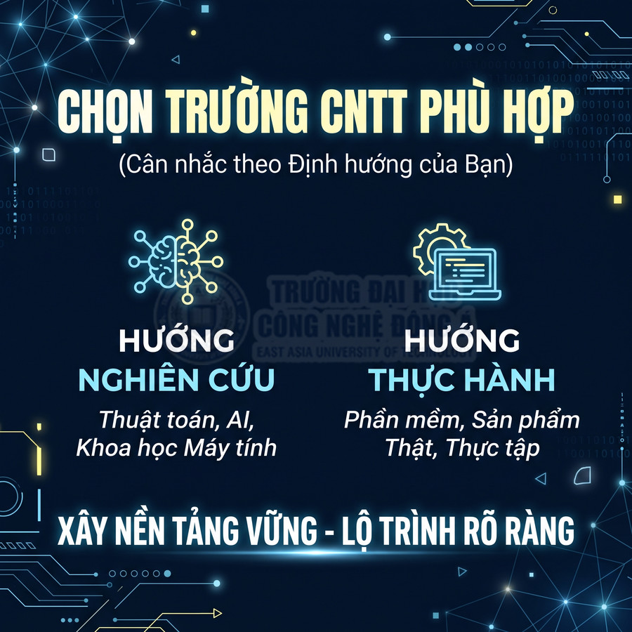 Ngành Công nghệ thông tin nên học trường nào?