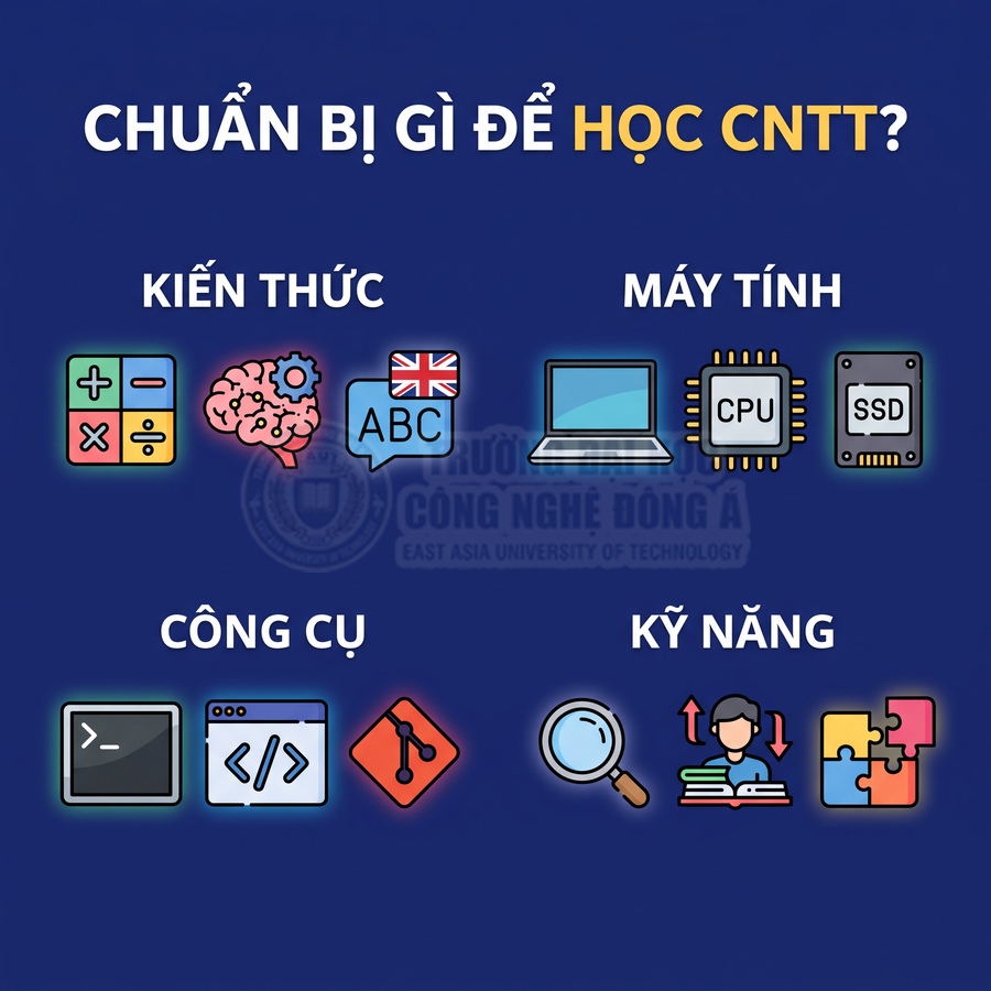 Học công nghệ thông tin cần chuẩn bị những gì?