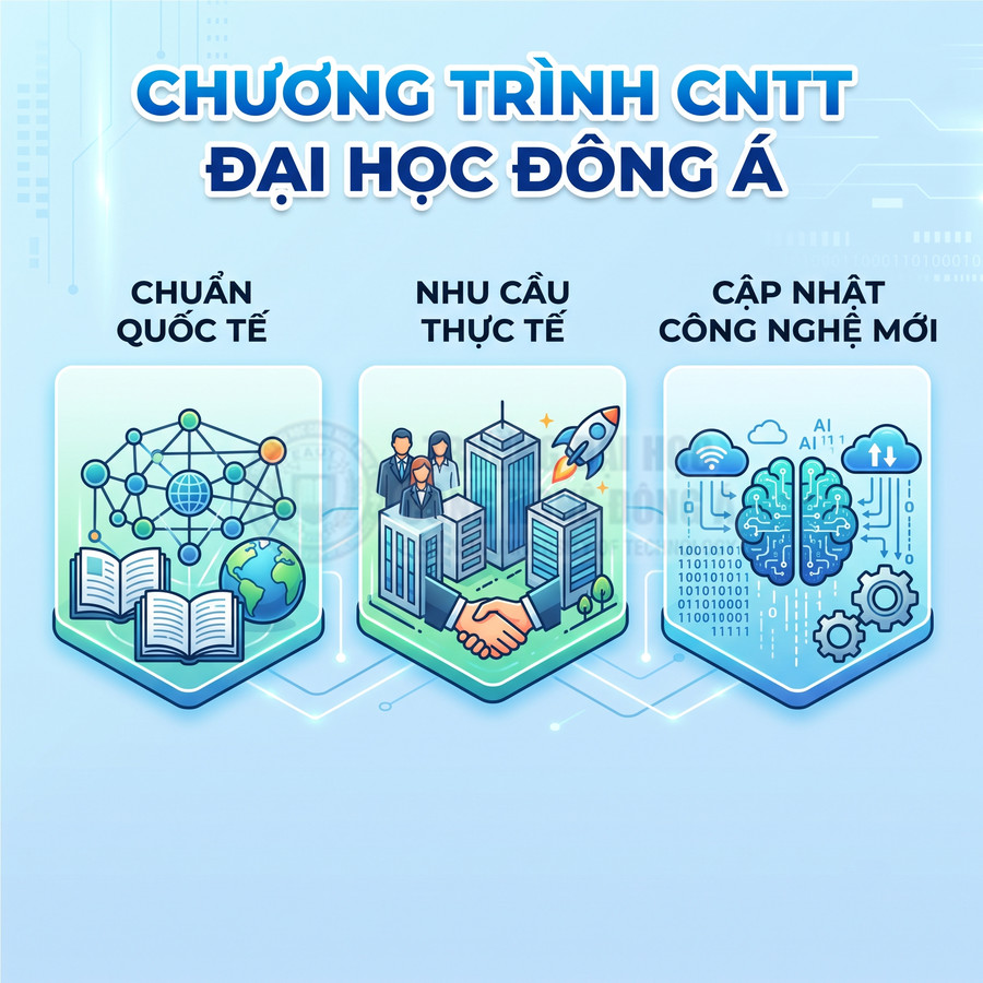 Chương trình công nghệ thông tin Đại học Đông Á chuẩn quốc tế, gắn nhu cầu thực tế và cập nhật công nghệ AI mới