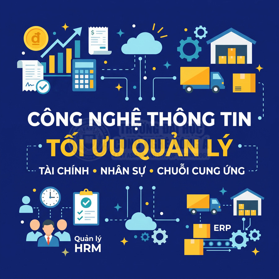Công nghệ thông tin tối ưu quản lý tài chính nhân sự và chuỗi cung ứng