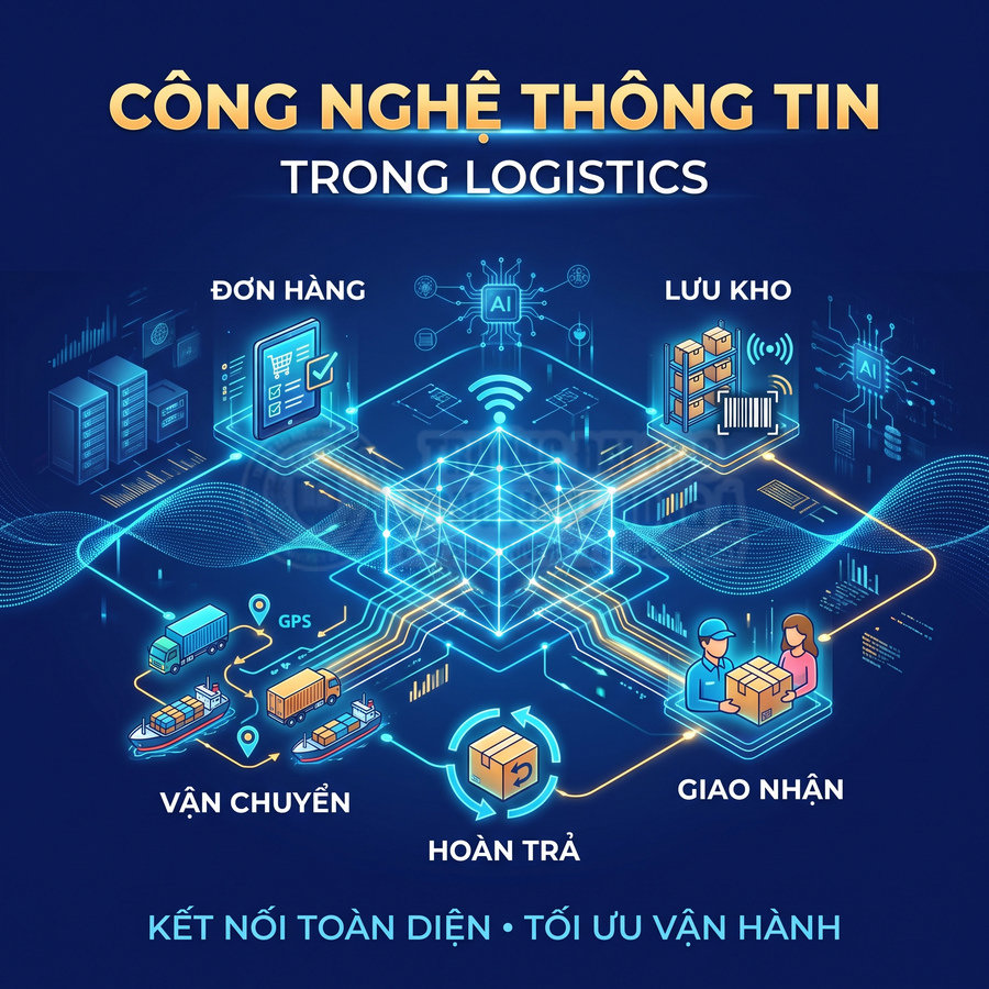 Công nghệ thông tin trong logistics được ứng dụng như thế nào?