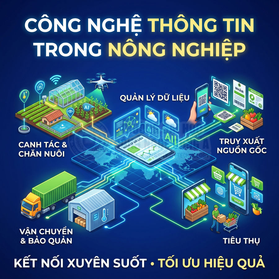 Công nghệ thông tin trong nông nghiệp được ứng dụng như thế nào?