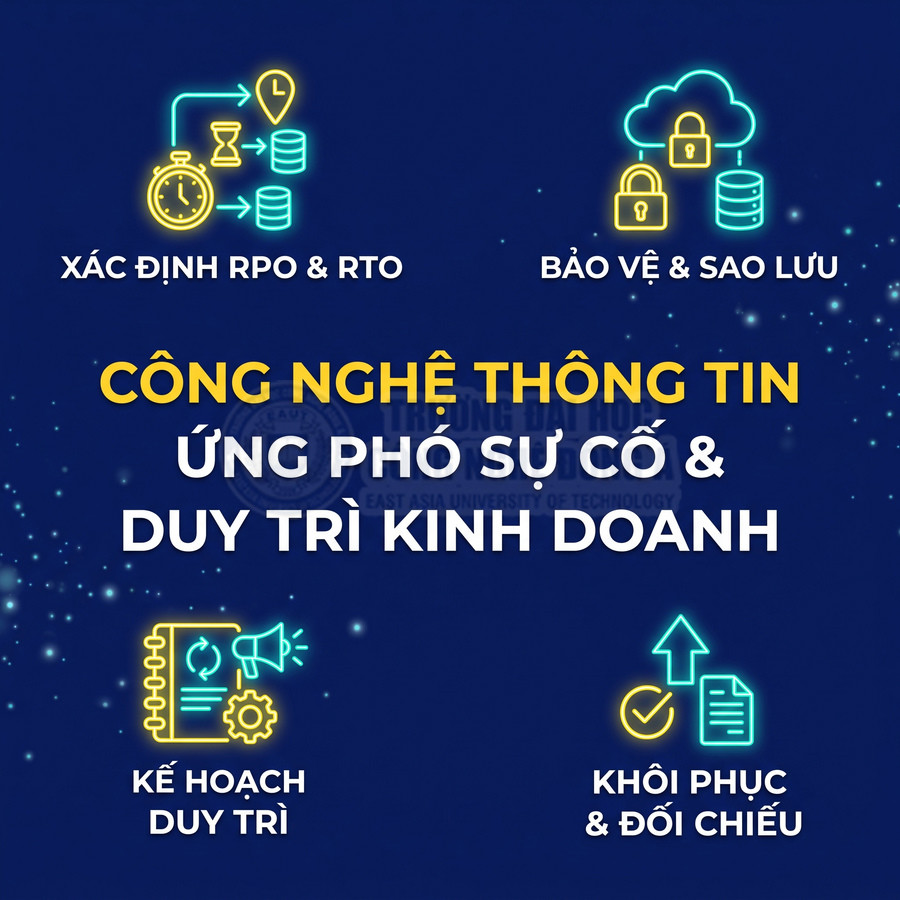 Công nghệ thông tin ứng phó sự cố và duy trì kinh doanh với giải pháp sao lưu, bảo vệ và khôi phục dữ liệu