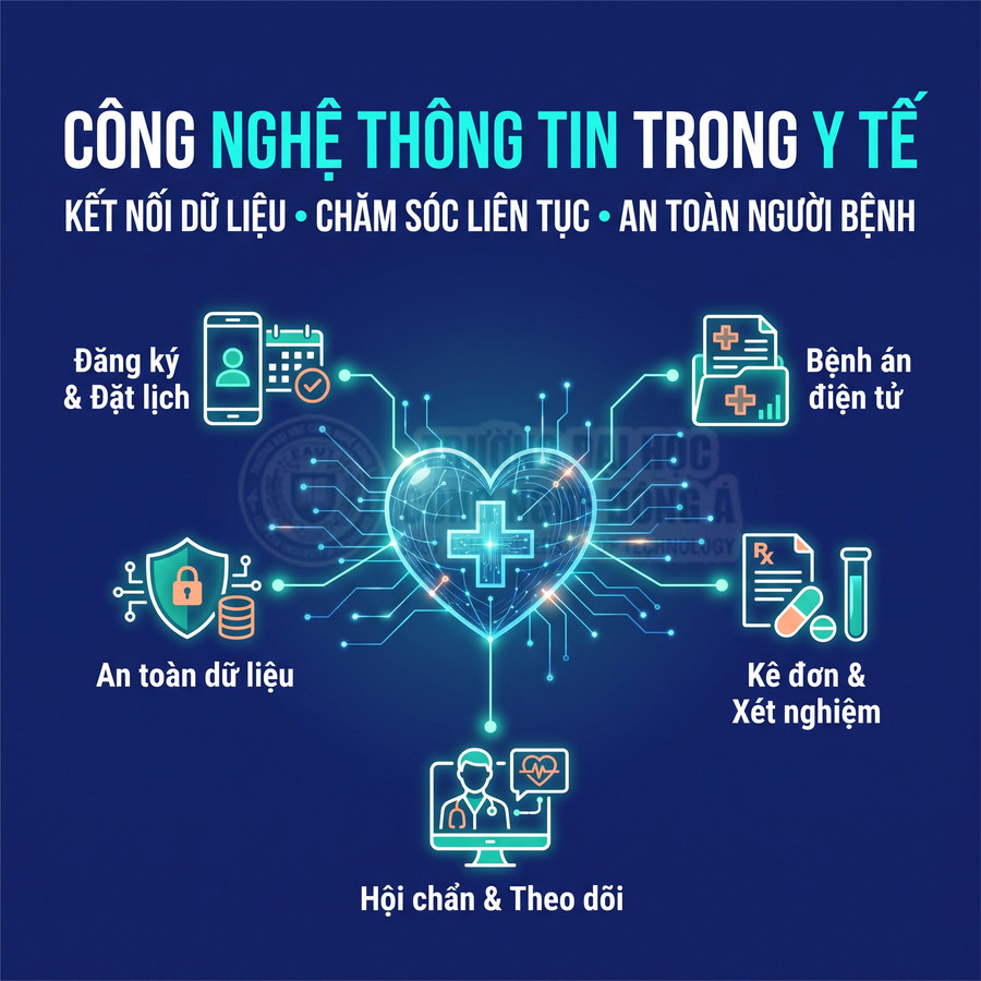 Công nghệ thông tin trong y tế được ứng dụng như thế nào?