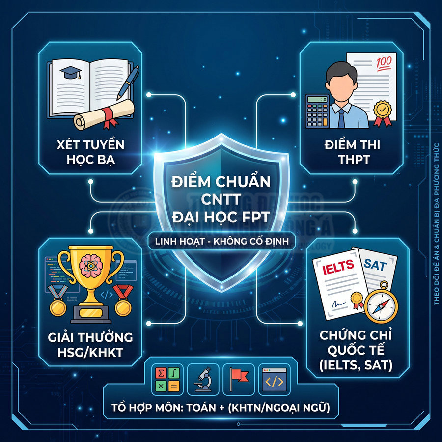 Điểm chuẩn Đại học FPT ngành Công nghệ thông tin