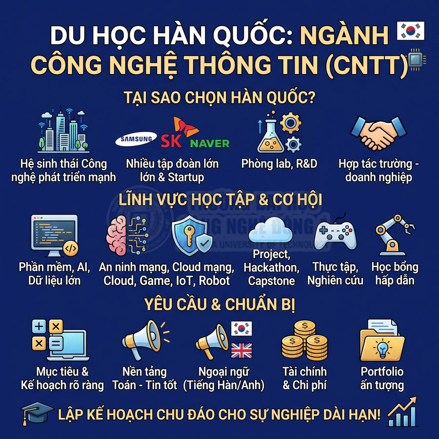 Du học Hàn Quốc ngành Công nghệ thông tin có tốt không?