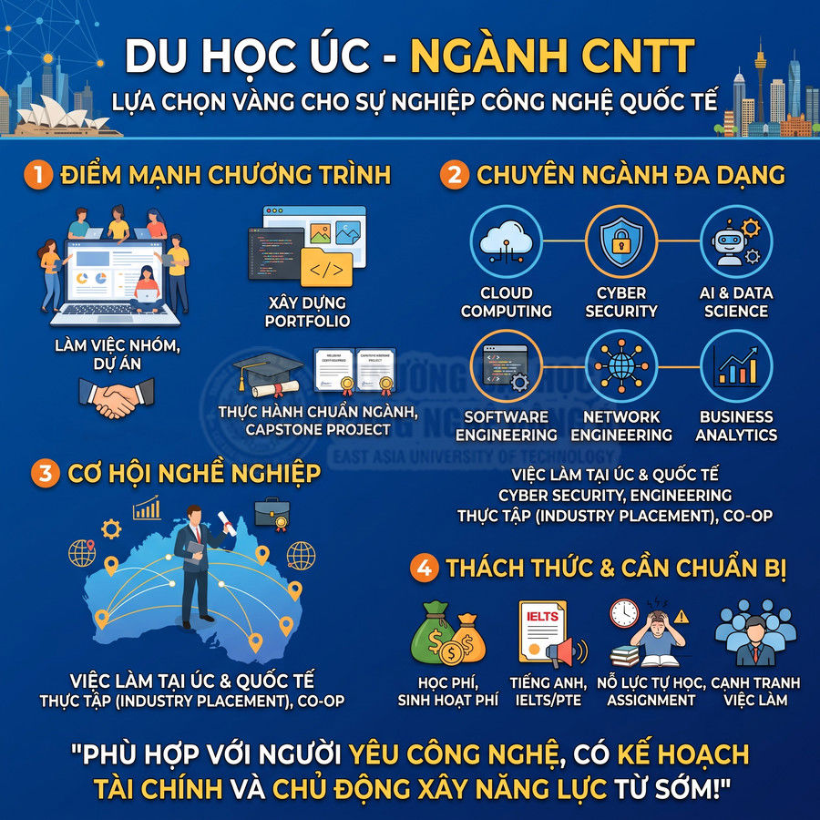 Du học Úc ngành CNTT có tốt không?