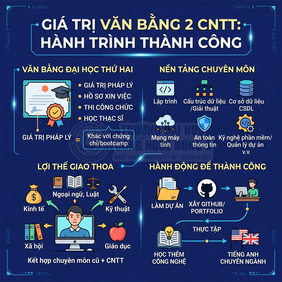 Học văn bằng 2 Công nghệ thông tin có giá trị không?
