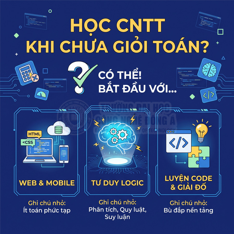 Học CNTT khi chưa giỏi toán với web mobile tư duy logic luyện code và giải đố dành cho người mới bắt đầu