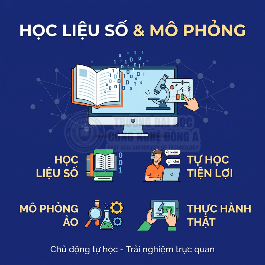 Học liệu số và mô phỏng với sách điện tử, thí nghiệm ảo và thực hành trên máy tính bảng