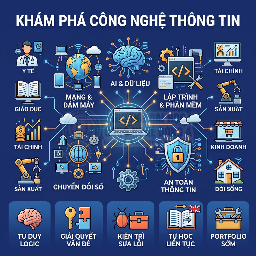 Tìm hiểu về ngành Công nghệ thông tin từ A đến Z