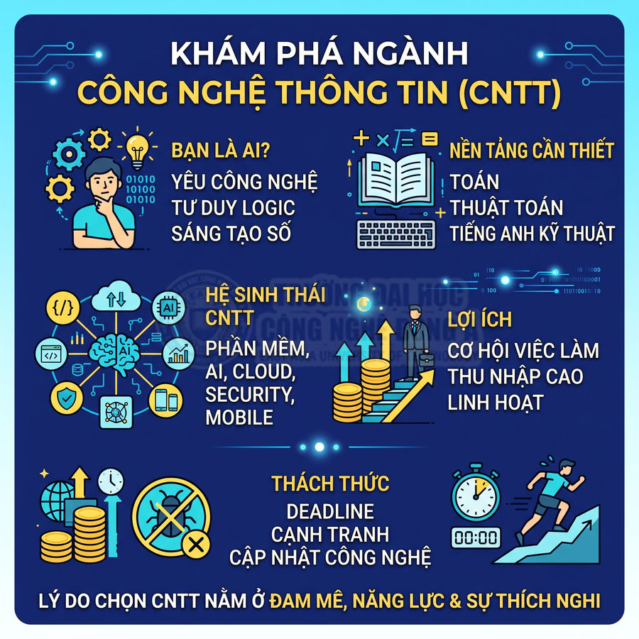 Lý do chọn ngành Công nghệ thông tin