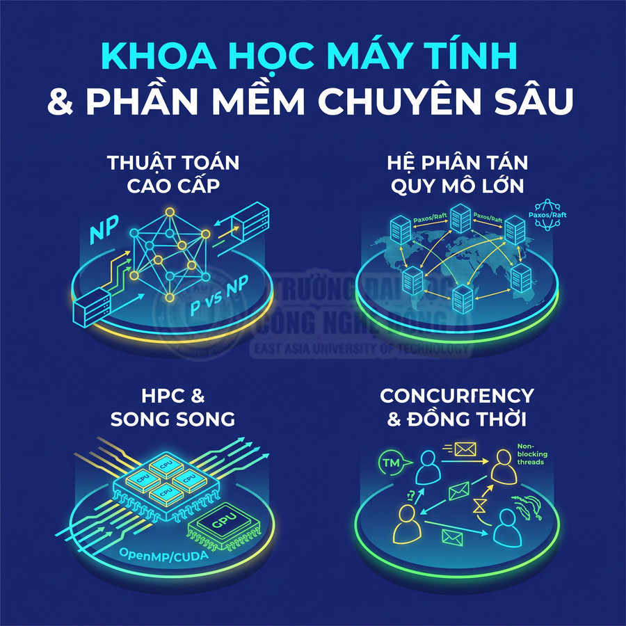 Chương trình Khoa học máy tính và phần mềm chuyên sâu với thuật toán, hệ phân tán, HPC và lập trình đồng thời