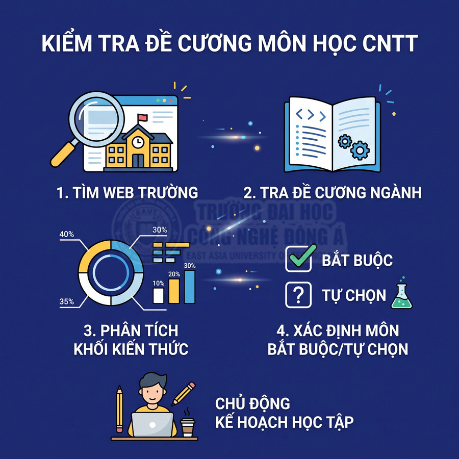 Hướng dẫn kiểm tra đề cương môn học CNTT và lập kế hoạch học tập cho sinh viên
