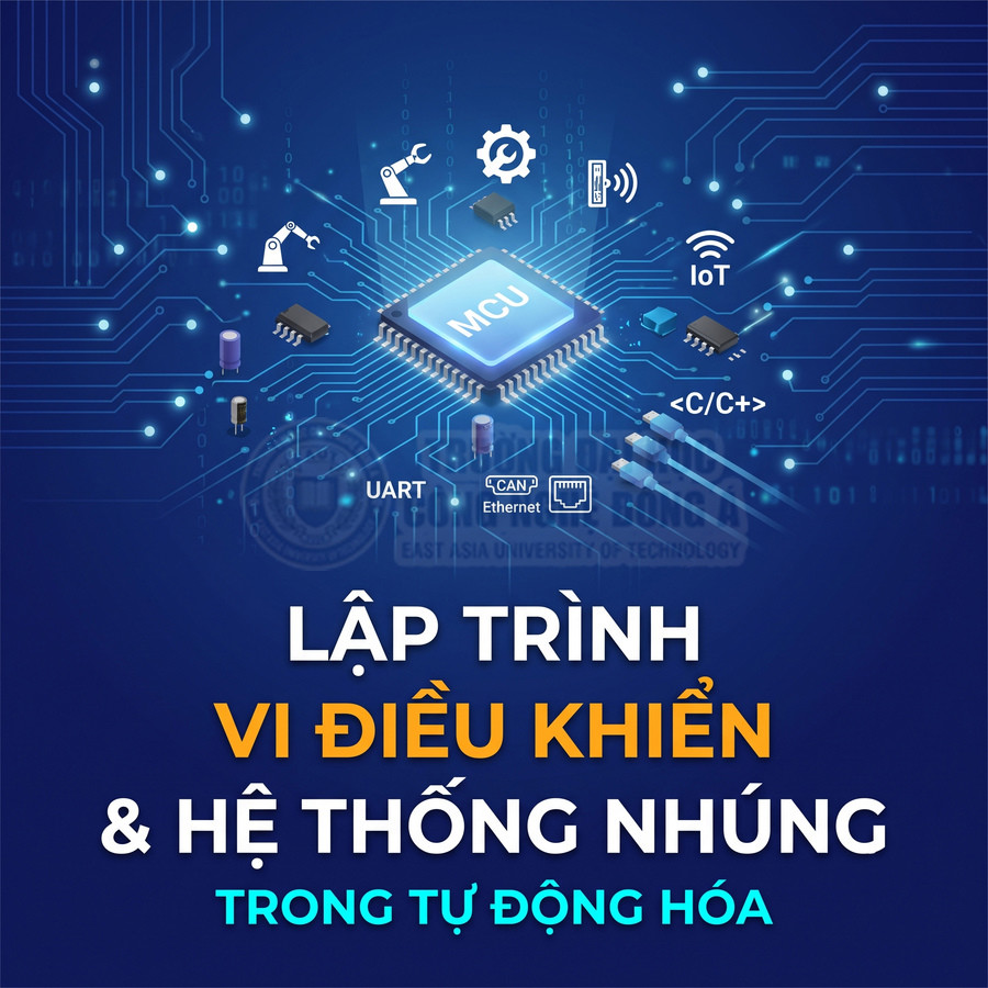 Khóa học lập trình vi điều khiển và hệ thống nhúng trong tự động hóa với chip MCU