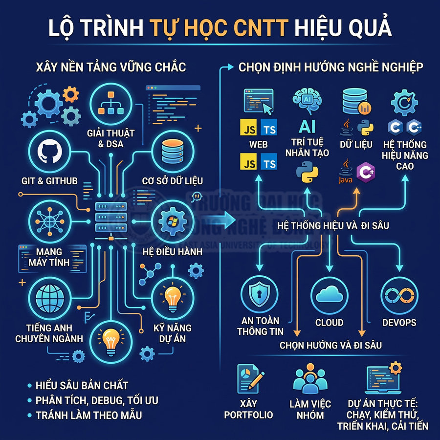 Học công nghệ thông tin nên tự học thêm gì?