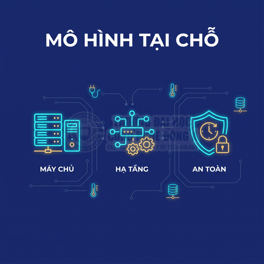 Mô hình triển khai tại chỗ với máy chủ, hạ tầng hệ thống và các tính năng bảo mậtWinvalid