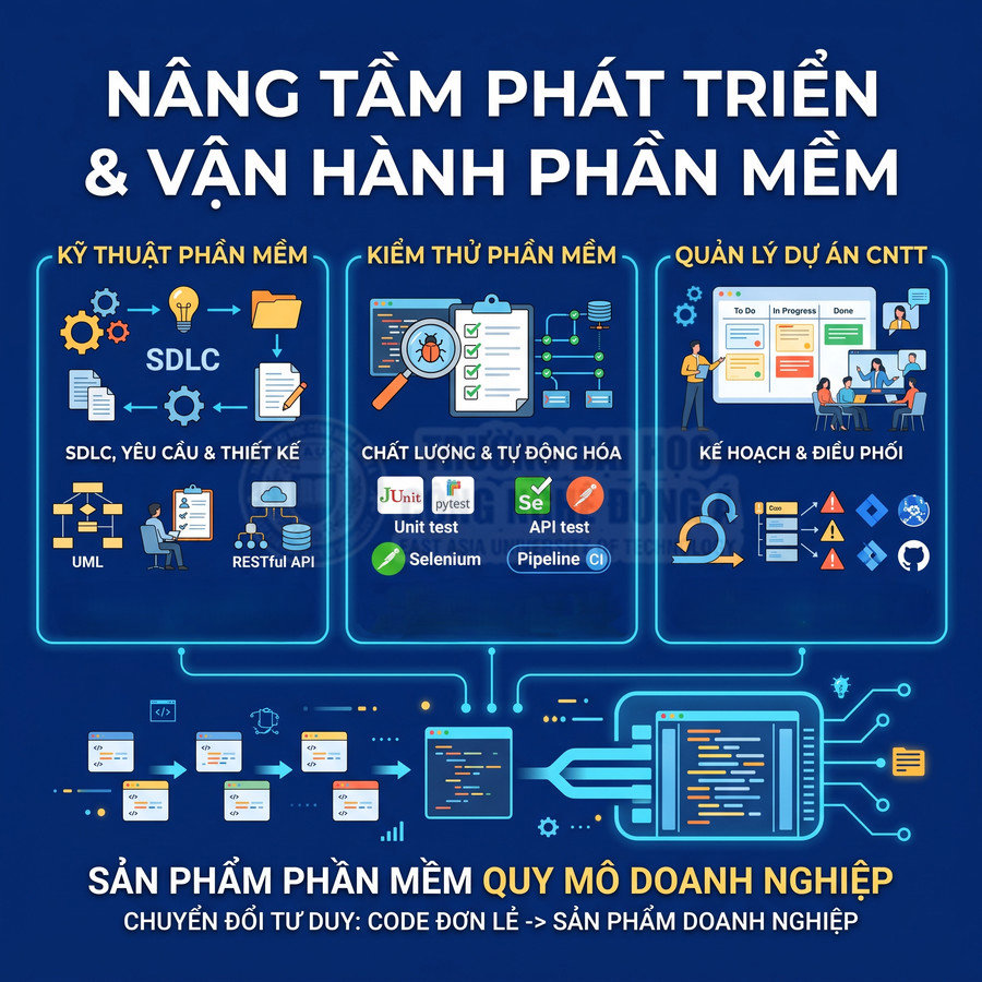 Mô hình quy trình phát triển kiểm thử và quản lý dự án phần mềm cho sản phẩm phần mềm quy mô doanh nghiệp