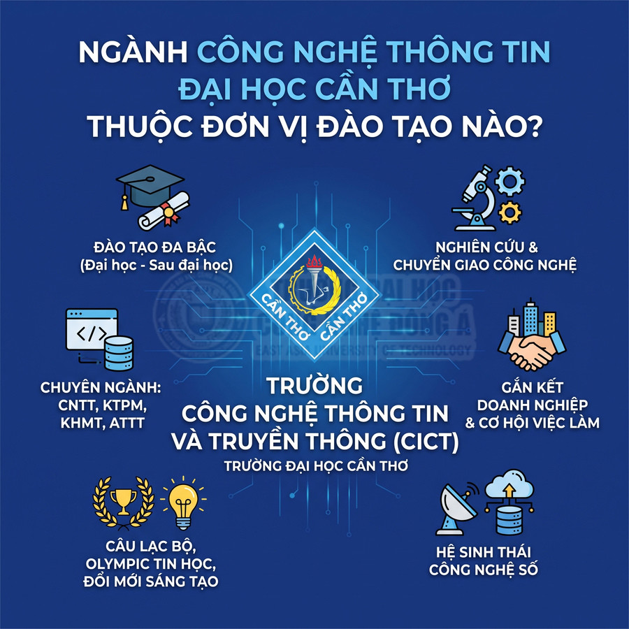 Ngành công nghệ thông tin Trường Công nghệ Thông tin và Truyền thông Đại học Cần Thơ và các hoạt động đào tạo, việc làm