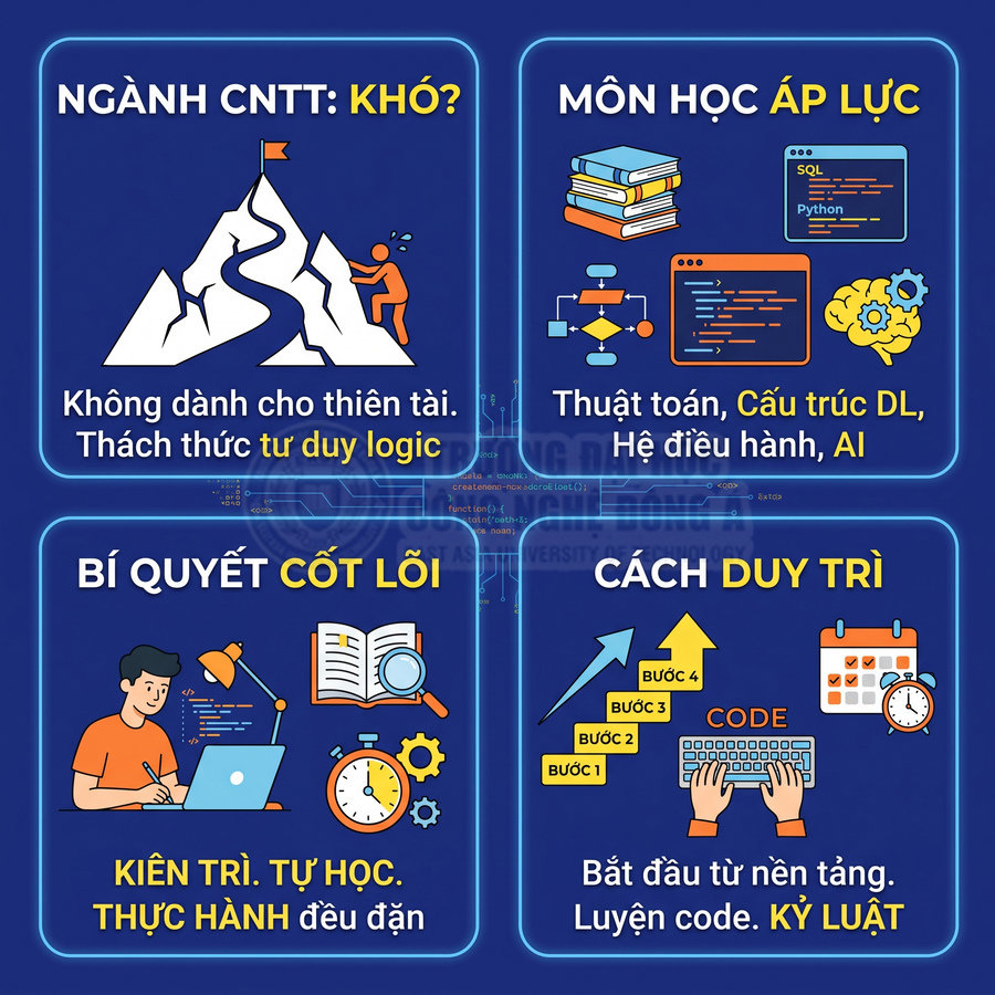 Ngành Công nghệ thông tin có khó không?