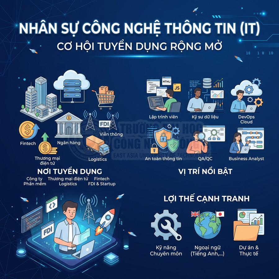 Các công ty tuyển dụng ngành Công nghệ thông tin