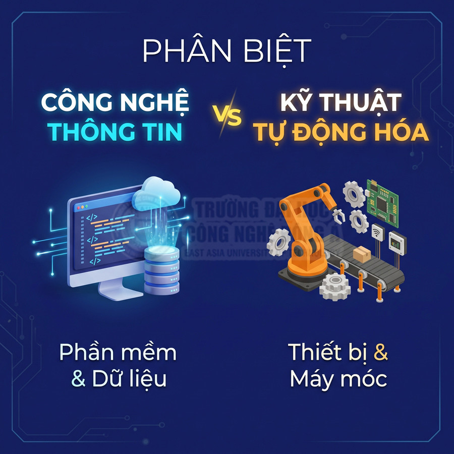 Công nghệ thông tin và tự động hóa khác nhau như thế nào?
