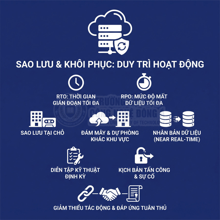 Giải pháp sao lưu và khôi phục dữ liệu, dự phòng đa khu vực, nhân bản gần thời gian thực và duy trì hoạt động liên tục