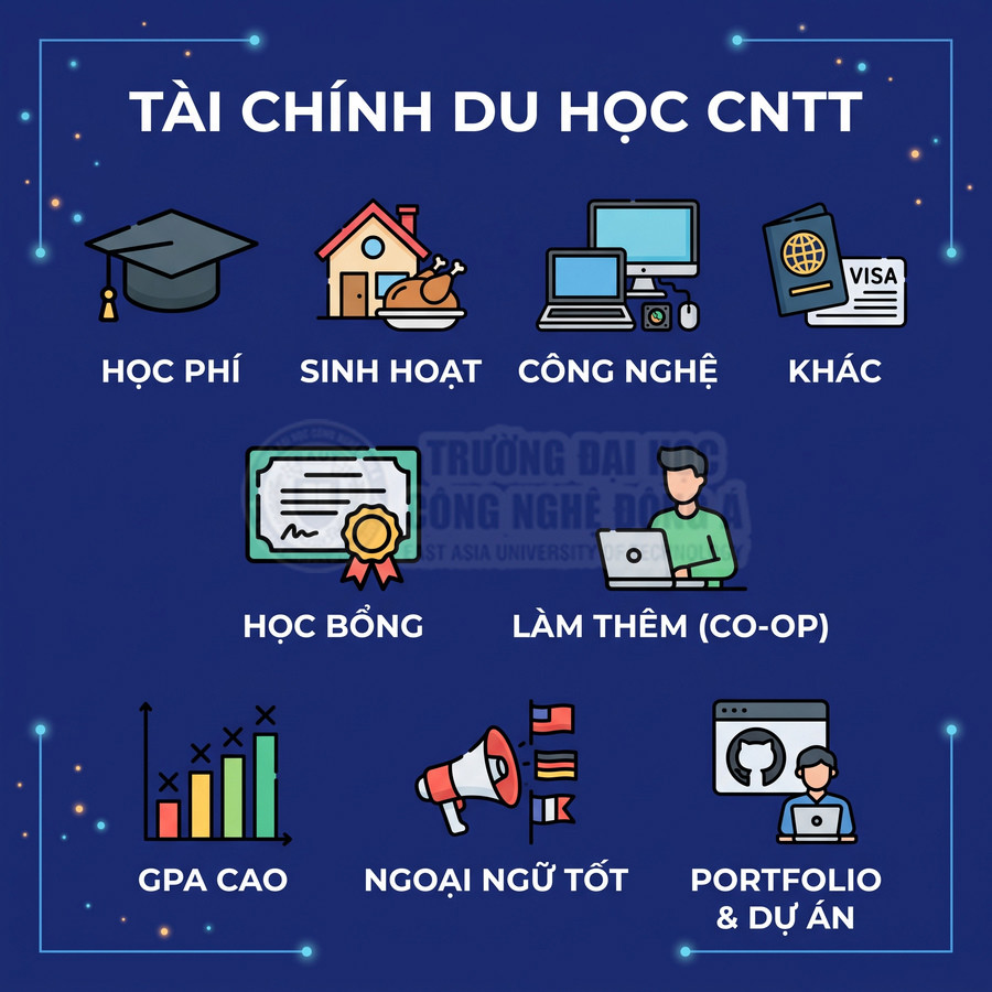 Các yếu tố tài chính và kỹ năng cần chuẩn bị khi du học ngành công nghệ thông tin