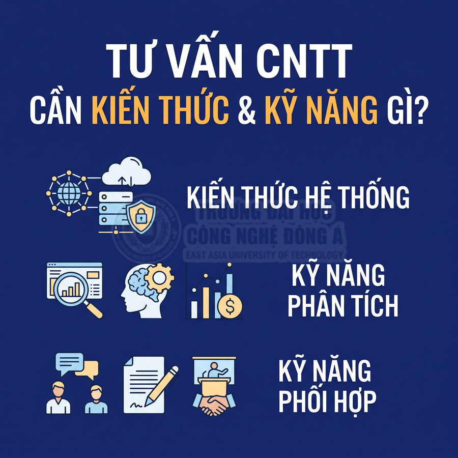 Tư vấn CNTT cần kiến thức hệ thống, kỹ năng phân tích và kỹ năng phối hợp công việc