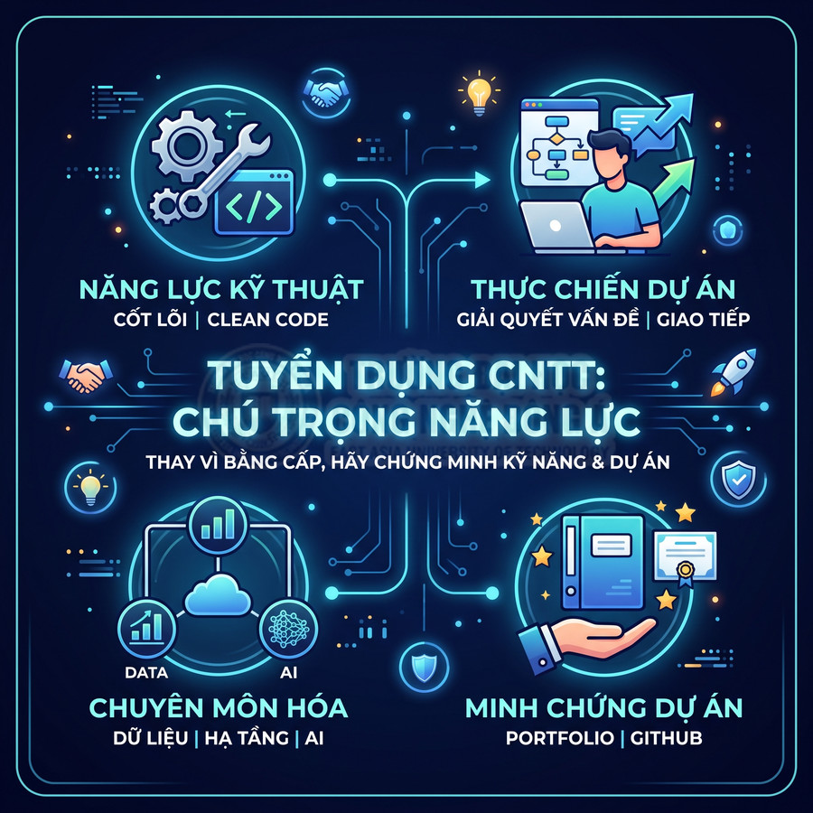 Tuyển dụng ngành Công nghệ thông tin cần những kỹ năng gì?