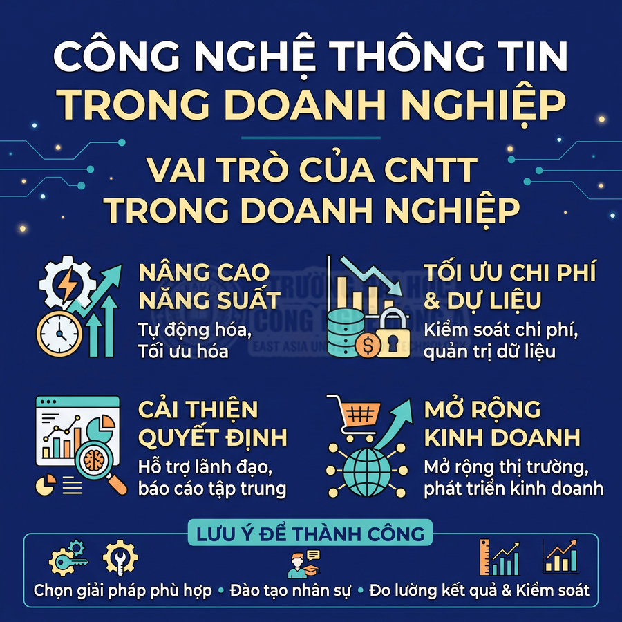 Lợi ích của công nghệ thông tin đối với doanh nghiệp là gì?