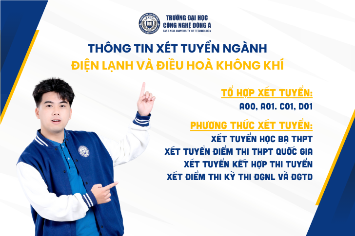 Thông tin xét tuyển ngành Điện lạnh và Điều hoà không khí