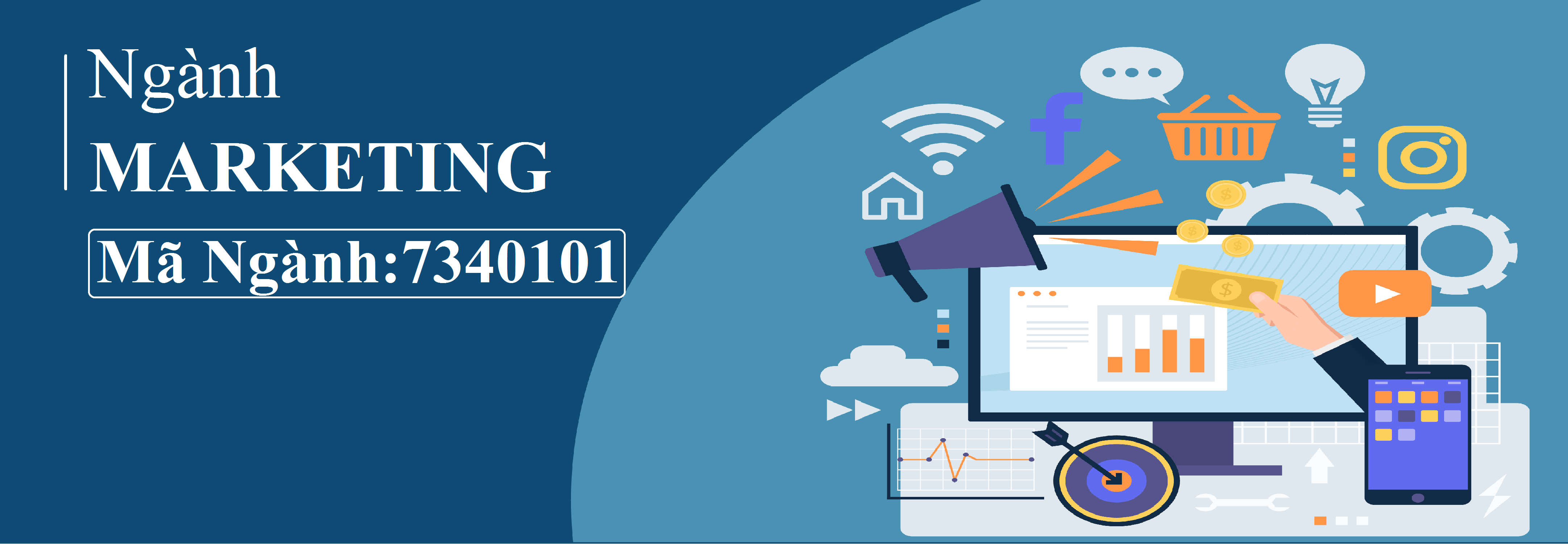 Thi sinh cần lưu ý các thông tin tuyển sinh của ngành Marketing: mã ngành, phương thức xét tuyển, khối xét tuyển